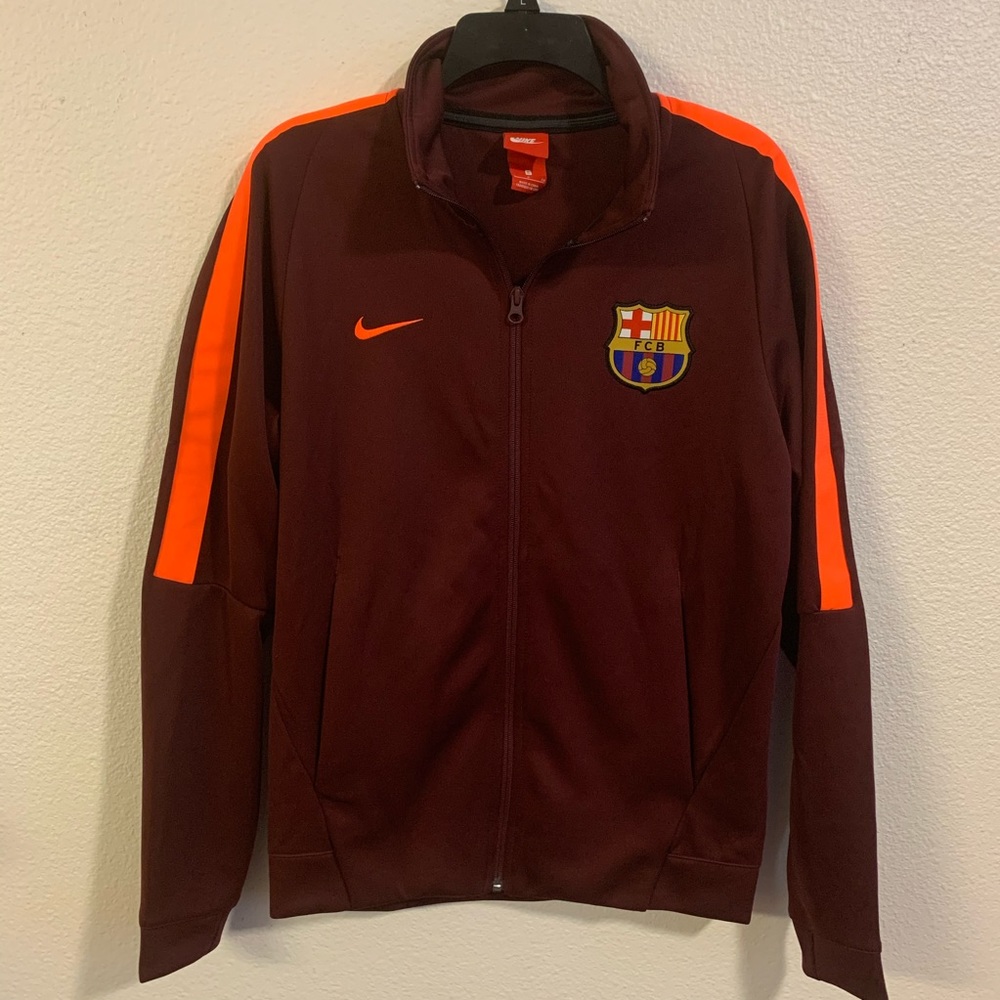 NIKE FC BARCELONA SOCCER JACKET